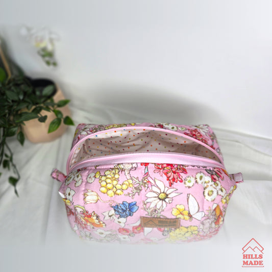 Cosmetic Bag - Pink Gumnuts